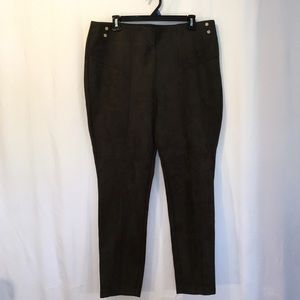 Marc New York Faux Suede High Waist Slim Fit NWT